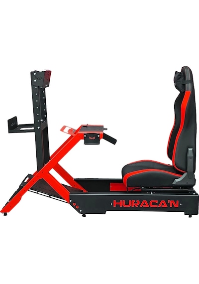 Huracan Eco Race Simülasyon Yarış Kokpiti Kırmızı
