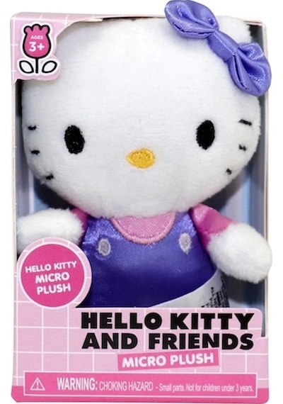 Hkt25000 Hello Kitty 7.5 Cm Mini Pelüş 25087 Çok Renkli