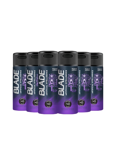 Blade Artificial Intelligence 2.0 Erkek Sprey Deodorant 6 x 150 ML Blade Artificial Intelligence 2.0 Erkek Sprey Deodorant 6 x 150 ML