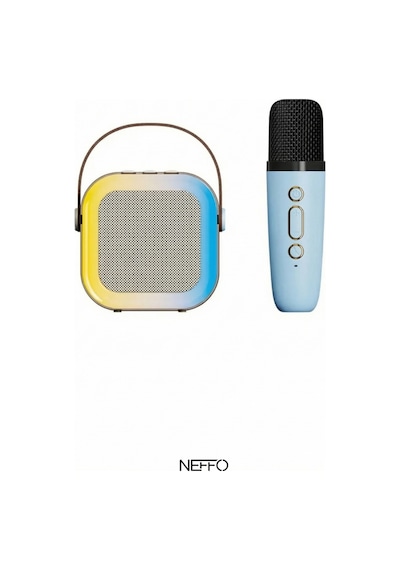 Bluetooth Karaoke Mikrofon Ve Taşınabilir Hoparlör Çok İşlevli Müzik Çalar, Çocuk Ve Yetişkin İçin