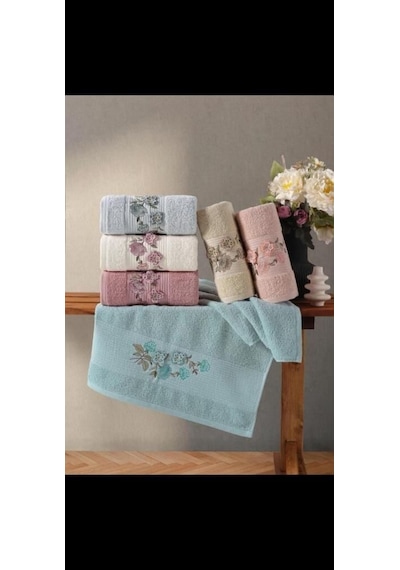 Hobby Emily Style 3 6lı Havlu 50x90 Asorti Çok Renkli