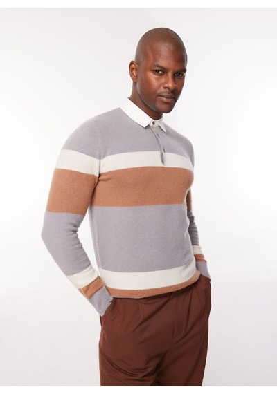 At.p.co Polo Yaka Slim Fit Lacivert Erkek Kazak A274a05l126/d-