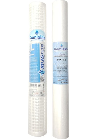 Atlas 20" İnç 5 Micron Sediment Filtre Yıkanabilir 50 Micron Filt
