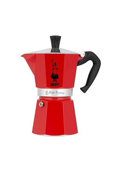 4942 Moka Express Kahve Pişirici, 3 Bardak, Kırmızı