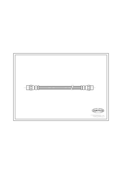 Corteco 19026625 Fren Hortumu Arka S Class W126 8591 C126 85 90 A1264280135