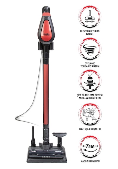 Fantom Pluto P 6000 Cyclone Dikey Elektrikli Toz Torbasız Süpürge