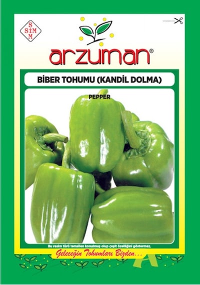 1 Paket Kandil Dolmalık Biner Tohumu Organik Hasat 10g