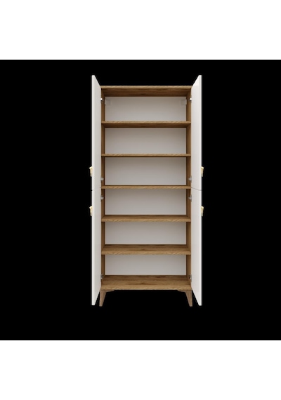 Simple Sp4190 Ayakkabılık 4 Kapaklı Mutfak Dolabı Balkon Dolabı Kiler Banyo Dolabı Çok Amaçlı Dolap Ekru Ceviz Simple Sp4190 Ayakkabılık 4 Kapaklı Mutfak Dolabı Balkon Dolabı Kiler Banyo Dolabı Çok Amaçlı Dolap Ekru Ceviz