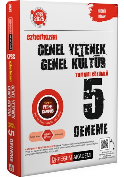 2025 Kpss Genel Yetenek Genel Kültür Ezberbozan Tamamı Çözümlü 5 Deneme