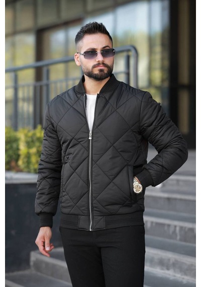 Unisex Kapitoneli Bomber Ceket - Günlük Şık & Spor Kombinlerin Vazgeçilmezi Siyah Kptne Unisex Kapitoneli Bomber Ceket - Günlük Şık & Spor Kombinlerin Vazgeçilmezi Siyah Kptne