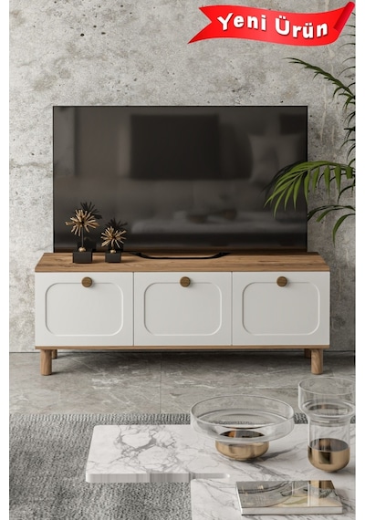 Bohem 135 Cm Tv Ünitesi Mdf Kapak Beyaz
