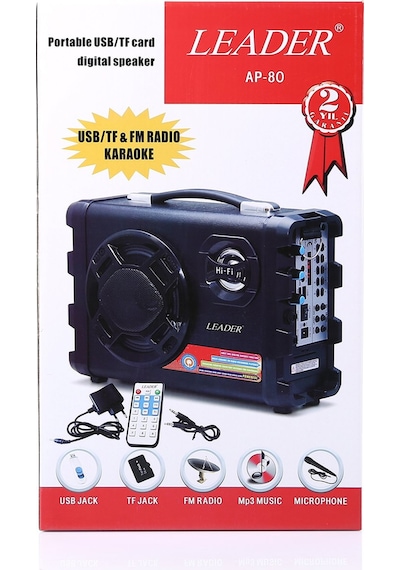 Leader Ap-80 Toplantı Amfisi Usb/sd-fm