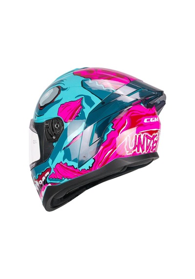 Cgm 330r Rıot Undead Kapalı Kask Mavi/rosa-m