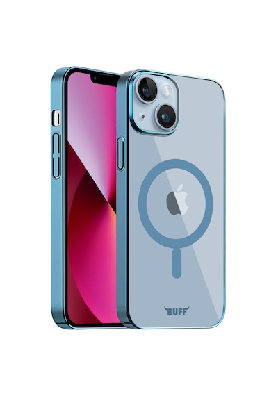Apple Uyumlu iPhone Buff 13 Magsafe Slim Fit Kılıf Light Blue