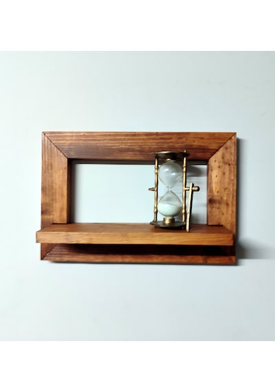 Bfd Shop Çerçeveli Duvar Rafı 20x30cm Ceviz