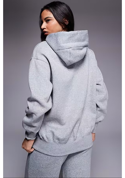 Nike Sportswear Phoenix Fleece Pullover Hoodie Kadın Kapüşonlu Sweatshirt Gri