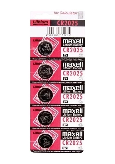 Nm-store Maxell Cr2025 3v Lityum Düğme Pil 5'li Paket
