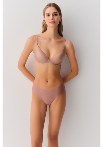 Suwen Invisible Lazer Kesim Brazilian String Külot Sw9938272 Nude