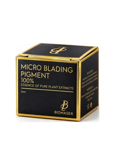 Biomaser Green Brown Microblading Pigment 5 Ml Yeşil Kahverengi Kaş Boyası Diğer