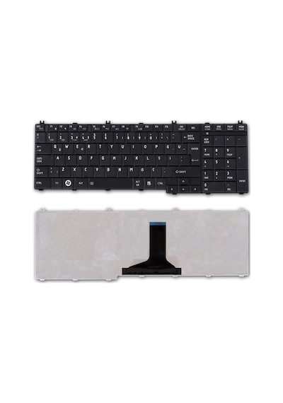 Toshiba Satellite L675d-s7012, L675d-s7013 Notebook Klavyesi - Siyah Tr