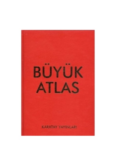 Büyük Atlas - Ciltli Çok Renkli