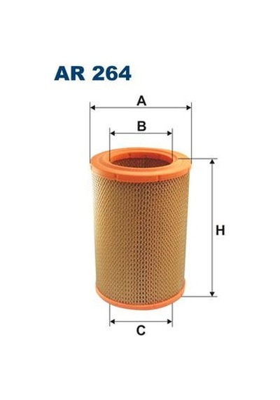 Fıltron Hava Filtresi Alfa Romeo Ar 6-8-ıveco Daily-grinta I Fıltron Ar264 1908112