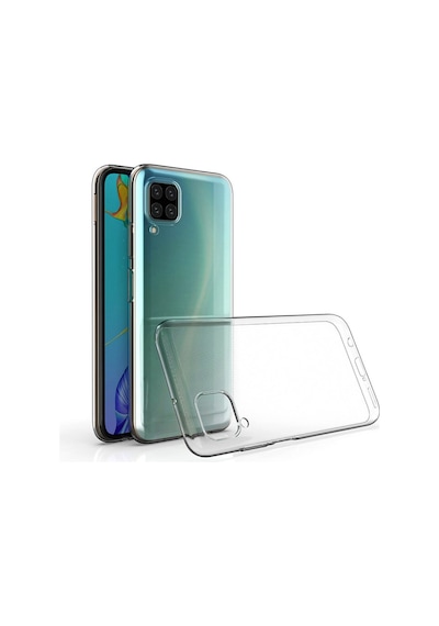 Huawei P40 Lite Kılıf Lüx Kamera Korumalı Şeffaf Silikon Kılıf Şeffaf