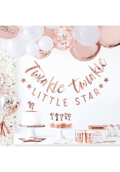 Baby Shower Asılan Süs - Rose Gold 0 - 99