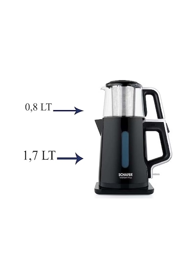Schafer Teaform Plus Elektrikli Cam Çay Makinesi