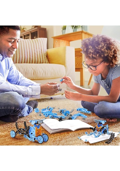 Sillbird Stem Projeleri 12'si 1 Arada Güneş Robotu Oyuncakları, 190 Parça