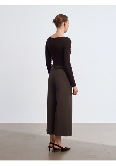Dilvin 72640 Düz Paça Pantolon-haki Haki
