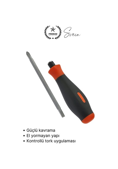 Tornavida 2 İn 1 Çift Taraflı Yıldız Düz Tornavida Kompakt 2 Fonksiyonlu Ev Ve Tamir İşleri İçin