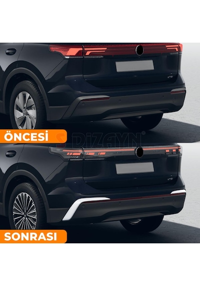 S-dizayn Vw Tiguan Krom Arka Tampon Difüzör Çıtası Oem Still 2 Prç. 2024 Üzeri A+ Kalite