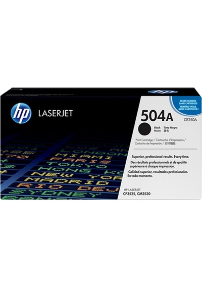 Hp 504A Ce250A Siyah  Toner