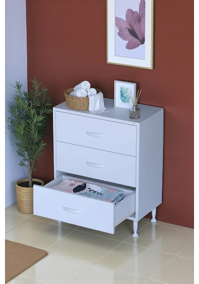Eliusta Seçer 3 Çekmeceli 60 Cm Banyo Ve Mutfak Dolabı Beyaz 60x75x32,5 Cm Çok Amaçlı Organizer Dolap Beyaz Eliusta Seçer 3 Çekmeceli 60 Cm Banyo Ve Mutfak Dolabı Beyaz 60x75x32,5 Cm Çok Amaçlı Organizer Dolap Beyaz