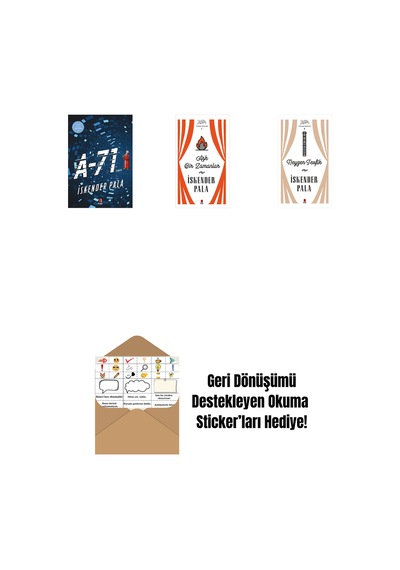 A-71 + Aşk Bir Zamanlar Ciltli + Neyzen Tevfik Ciltli + Okuma Sticker'ları