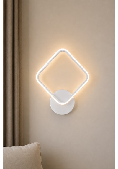 Luko Modern Led Duvar Apliği Günışığı Beyaz