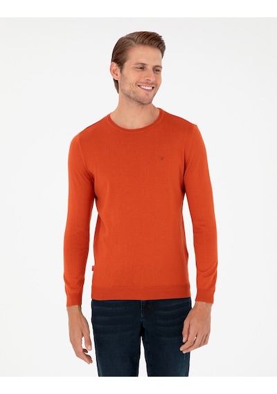 Pierre Cardin Erkek Turuncu Kazak /triko 50296621-vr051 Turuncu