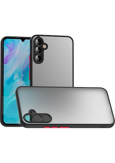 Zore Galaxy Uyumlu A34 Kılıf Hux Kapak - Lacivert Lacivert