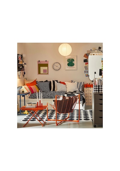 Ikea Vandplats Halı 100 X 133 Cm Beyaz - Siyah
