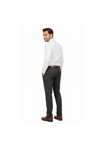 Kamer Erkek Regular Fit Klasik Pilesiz Kanvas Pantolon P1168 Bgl-st04796 Kahverengi
