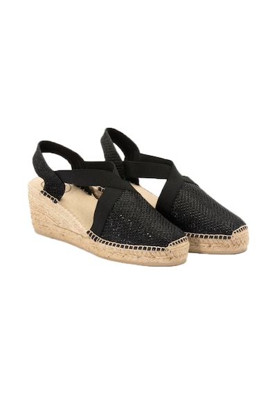 Toni Pons Tonı Pons Trıton Triton Espadril Sandalet Siyah Black