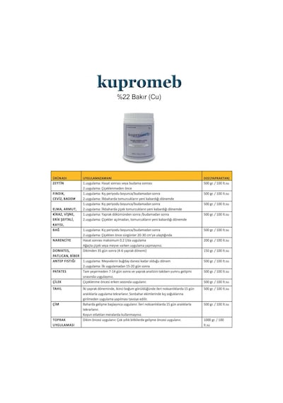 Meb Kupromeb Bakır Içerikli Sıvı Gübre 1 Litre Yeni Ürün