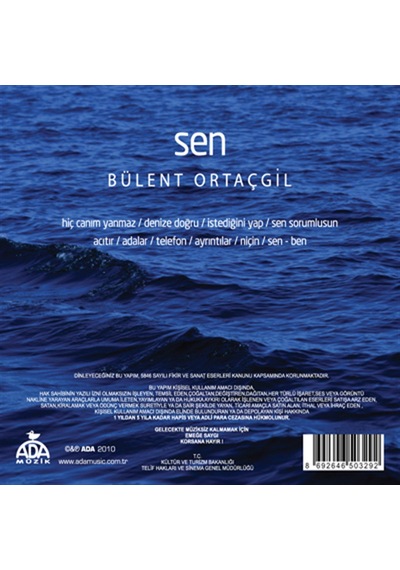 Bülent Ortaçgil - Sen CD