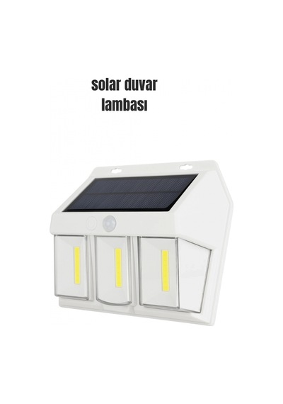Suya Dayanıklı Solar Duvar Lambası Akıllı Gece Sensörlü Işık Çok Renkli