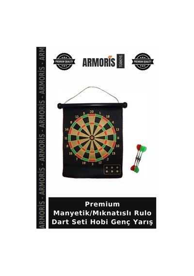 Premium Manyetik/mıknatıslı Rulo Dart Seti Hobi Genç Yarış
