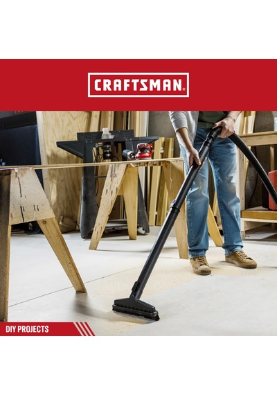 Craftsman Cmxzvbe38666 Zemin Fırçası Islak/kuru Süpürge Başlığı 3,8 Cm