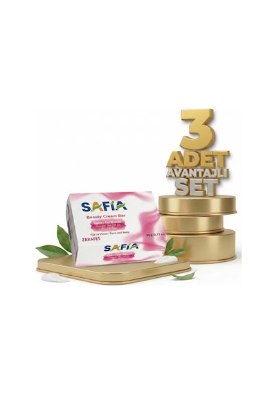 Safia Güzellik Sabunu Zarafet Kadınlar İçin 3x90 Gr Diğer