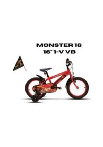 16 Carraro Monster 16 220h 1-v Vb Kırmızı-grı-sıyah R3 Kırmızı - Siyah