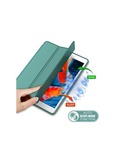 Apple Uyumlu iPad 9. Nesil 10.2" 2021 Kılıf Kalem Bölmeli Smart Case A26